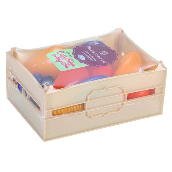 Maisonelle - Fruit and vegetable box with fruit and vegetable accessories measuring 14*20*9 cm.