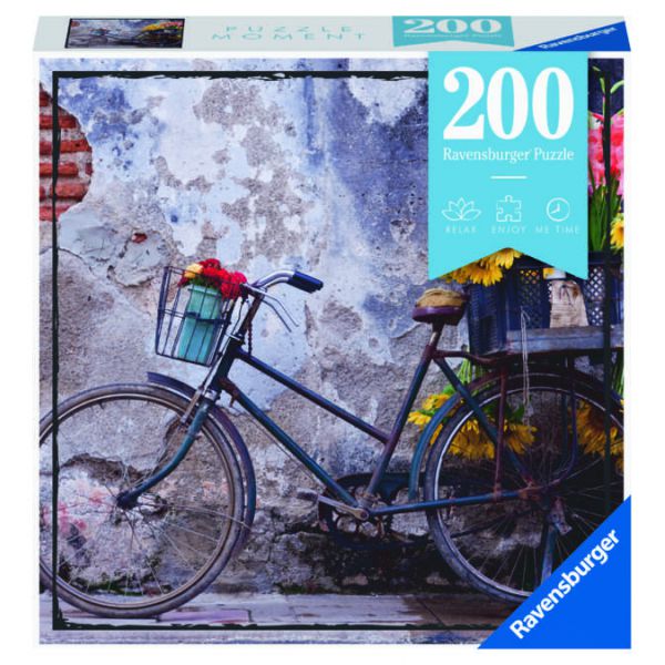 200 Piece Jigsaw Puzzle - Moment Puzzle: Bicycle