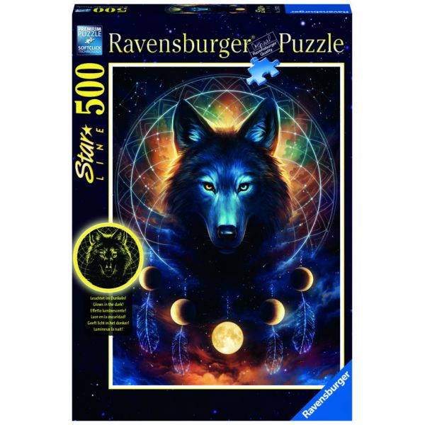 500 Piece Puzzle - Shining Wolf