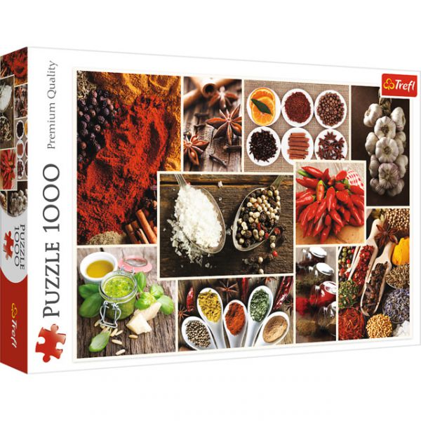 1000 Piece Puzzle - Spices Collage