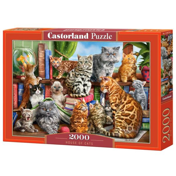 Puzzle da 2000 Pezzi - Casa dei Gatti
