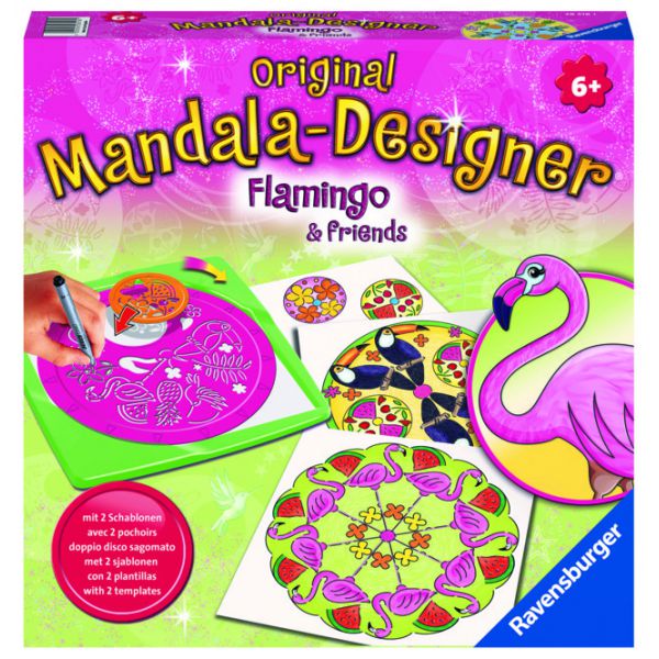 Mandala Designer - Midi: Flamingo & Friends