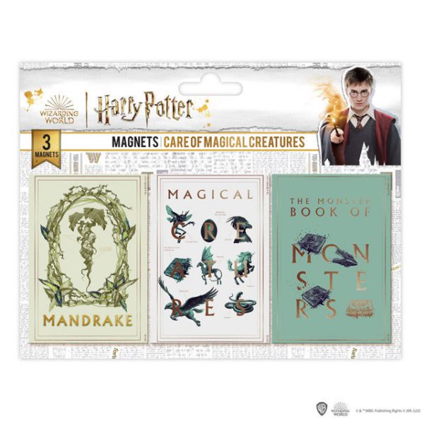 Set di 3 magneti - Cura delle Creature Magiche - Harry Potter