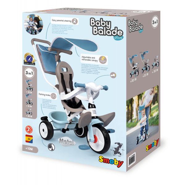 Triciclo Baby Balade Azzurro 