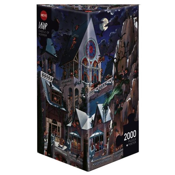 Puzzle 2000 pz Triangolare - Castle of Horror, Loup