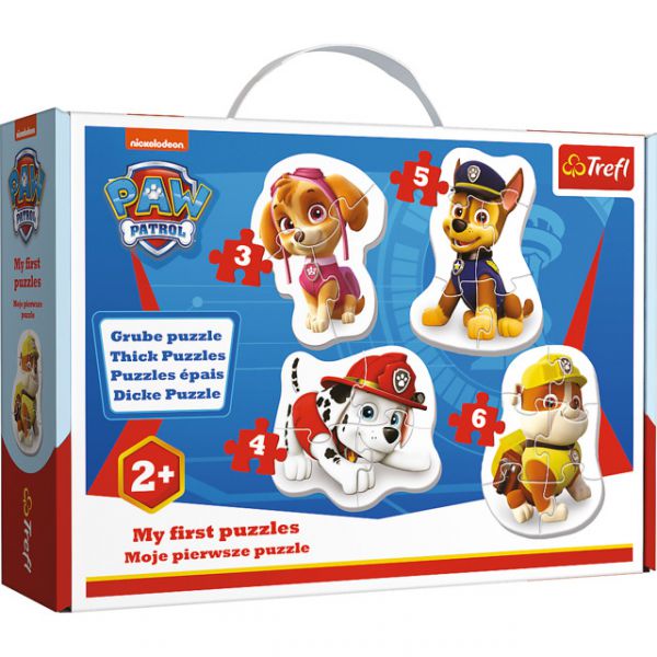 4 Puzzle in 1 - Baby Classic:  Paw Patrol Skye, Marshall, Chase e Rubble