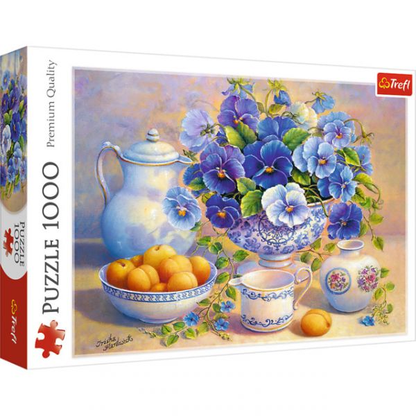 1000 Piece Puzzle - Blue Bouquet