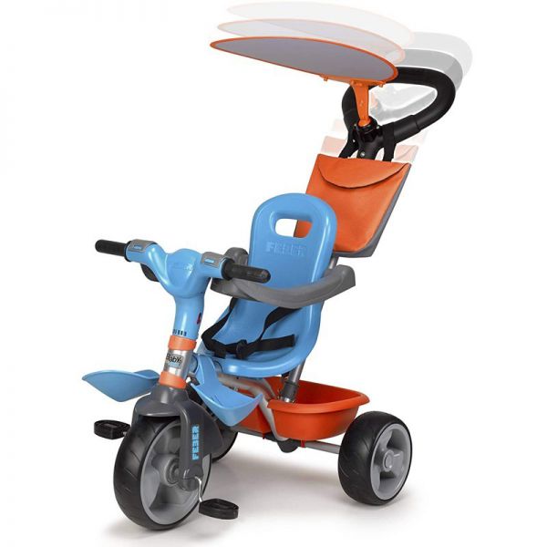 Baby Plus Music Light Blue Tricycle