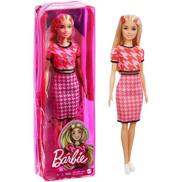 Barbie Fashionistas - Top e Gonna Bianchi e Rossi