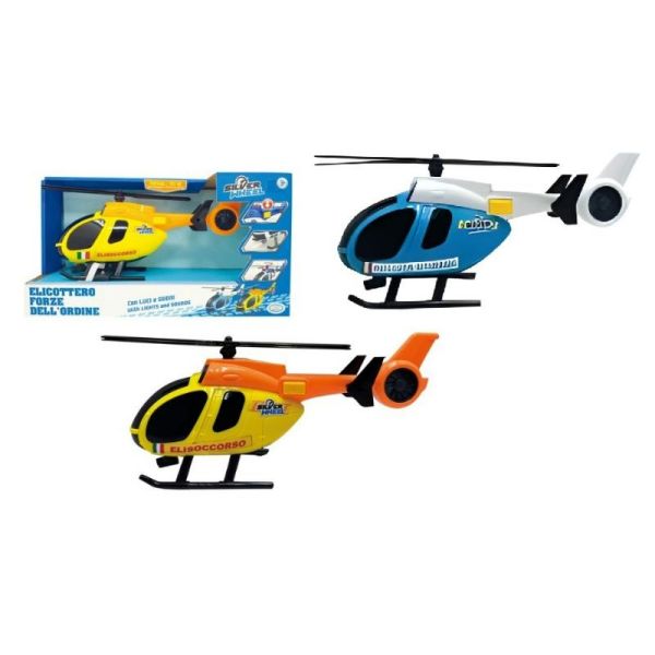 Silver Wheel - Law enforcement helicopter