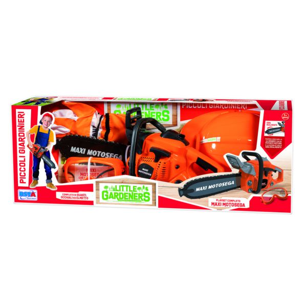 Little Gardeners - Playset Chainsaw with Gloves and Glasses