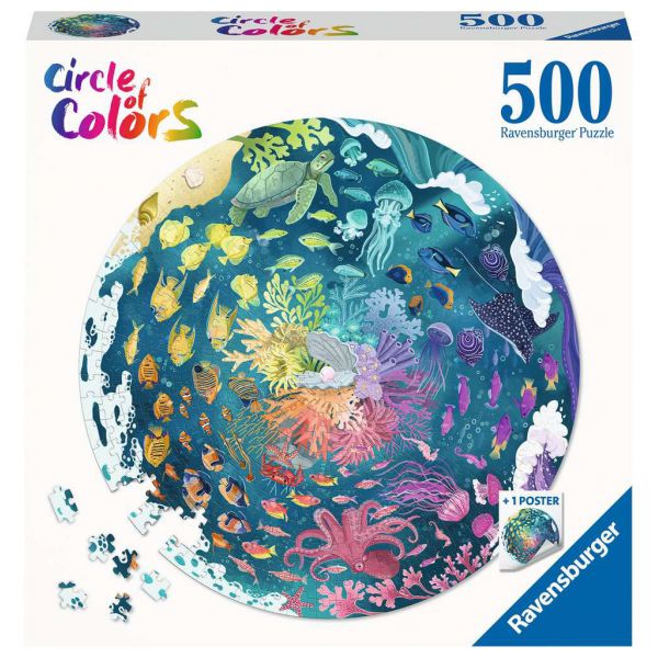 Circle of Colors 500 Piece Puzzle - Ocean