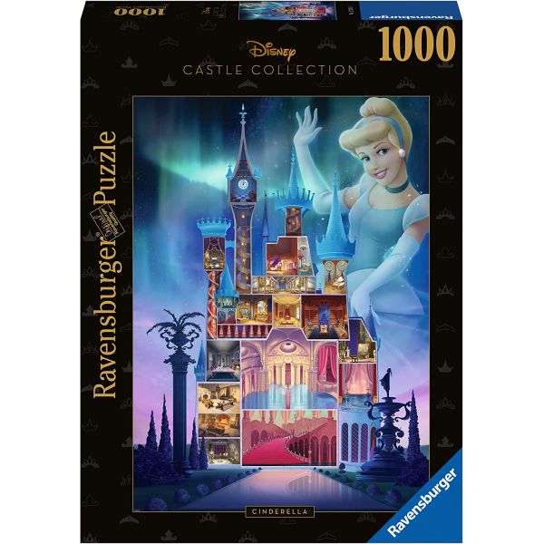 Puzzle da 1000 Pezzi - Disney Castles: Cenerentola