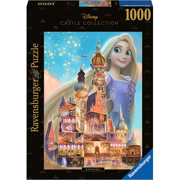 Puzzle 1000 pz - Rapunzel - Disney Castles