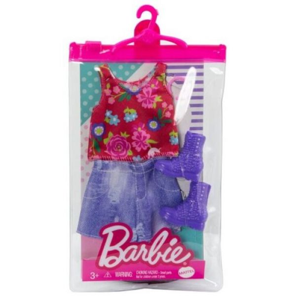 Barbie - Fashions Jeans and Floral Tank Top