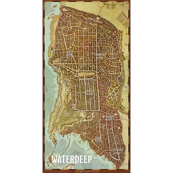 Dungeons & Dragons D&D 5a Ed. - Waterdeep: Mappa della Città