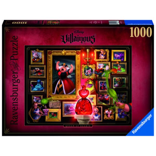 1000 Piece Puzzle - Disney Villainous: Queen of Hearts