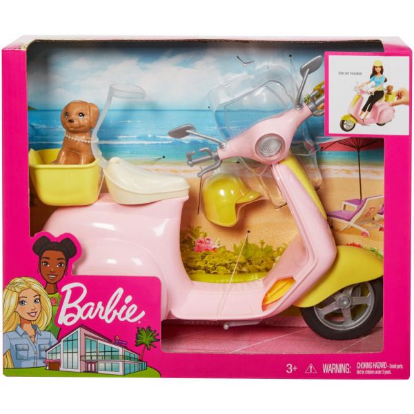 Barbie - Scooter And Doggie