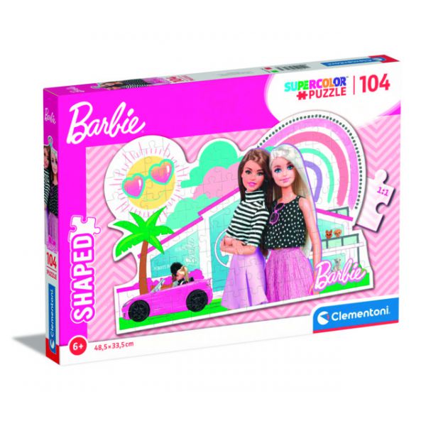 Puzzle da 104 Pezzi Sagomato - Barbie