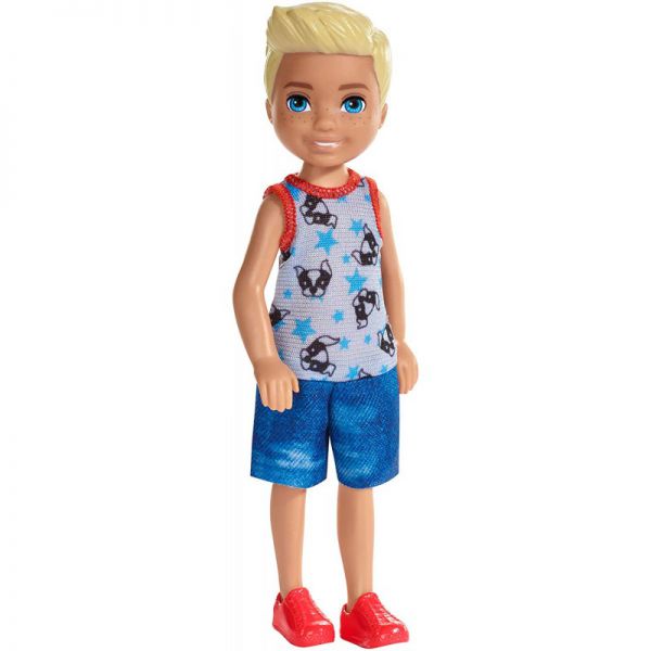 Barbie - Club Chelsea: Tank Top With Doggies And Short Jeans
