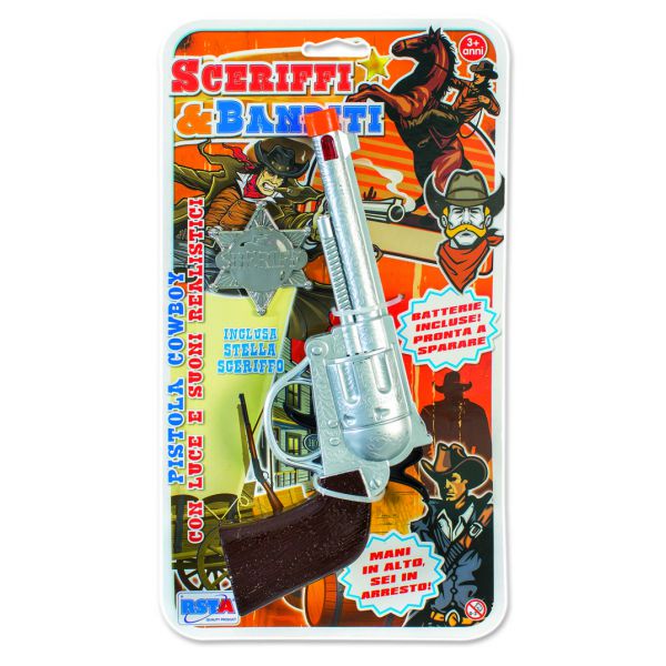 Sceriffi & Banditi - Pistola Cowboy Luci e Suoni
