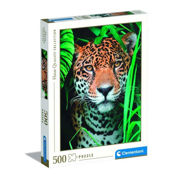 500 Piece Puzzle - Jaguar in the Jungle