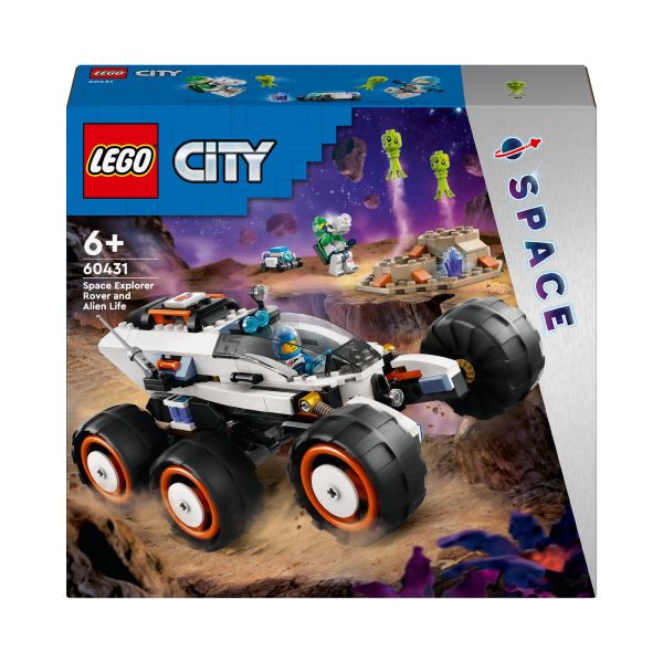 City - Rover space explorer and alien life