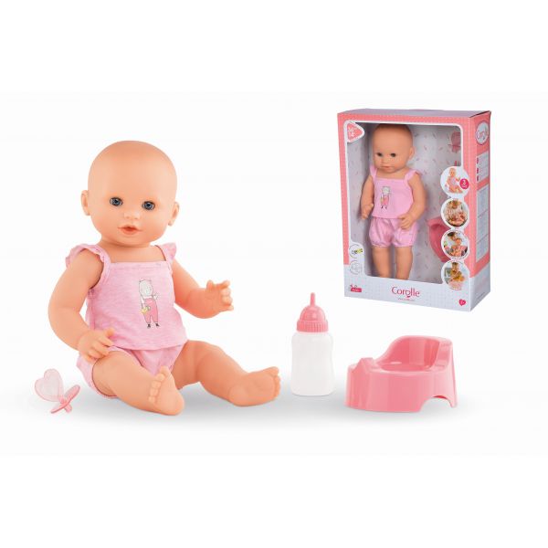 Corolle Bebè Emma cm.36 drinks and bathes, accessories included