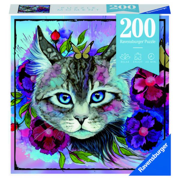 200 Piece Puzzle - Puzzle Moments: Cat&#39;s Eyes