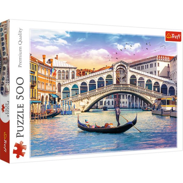 Puzzle da 500 Pezzi - Ponte di Rialto, Venezia