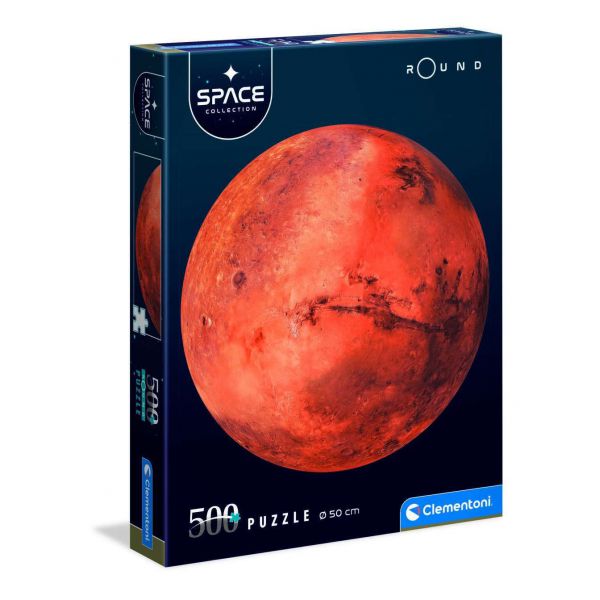 Puzzle da  500 Pezzi Round - Space Collection: Marte