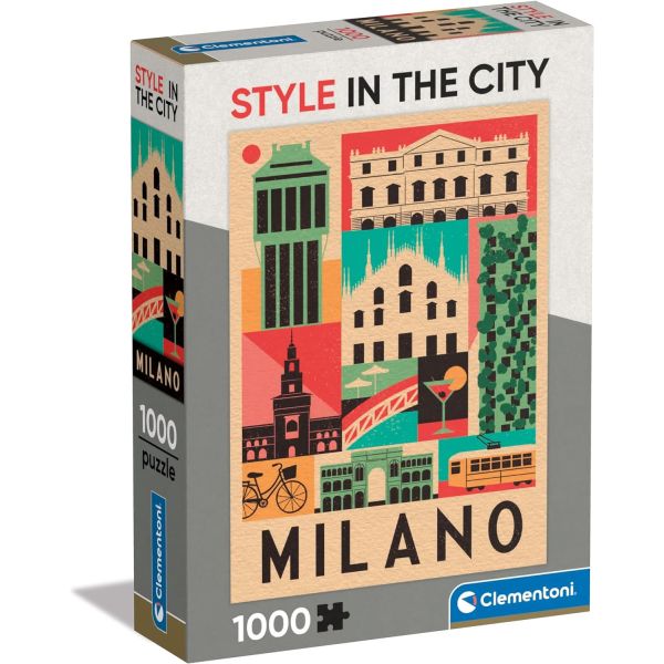 Puzzle da 1000 Pezzi - Style in the City: Milano