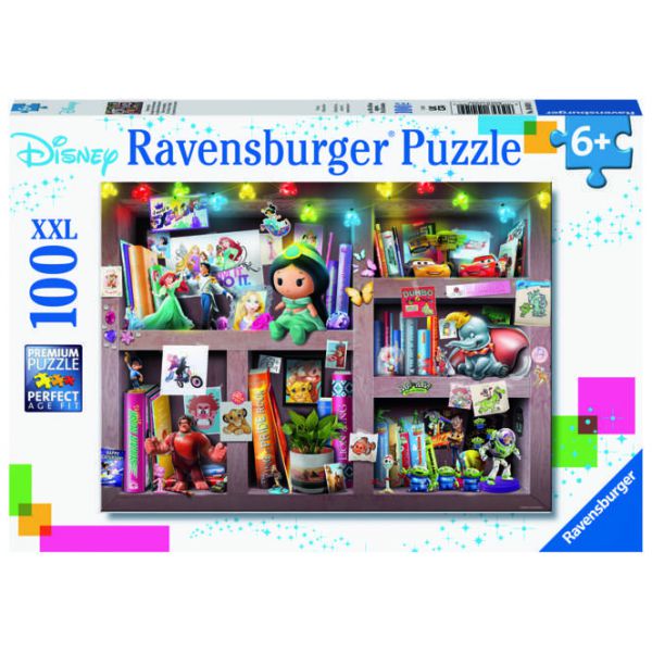 100 Piece XXL Puzzle - Disney: The Collector&#39;s Shelf