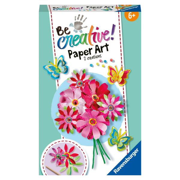 Be Creative Mini: Paper Art Flower & Butterfly