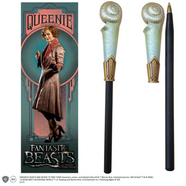 Wand pen and bookmark by Queenie Goldstein