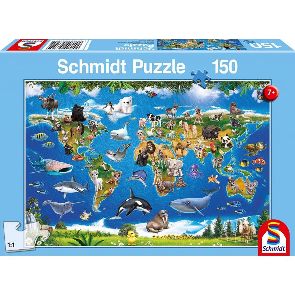 Puzzle da 150 Pezzi - Il Mondo degli Animali