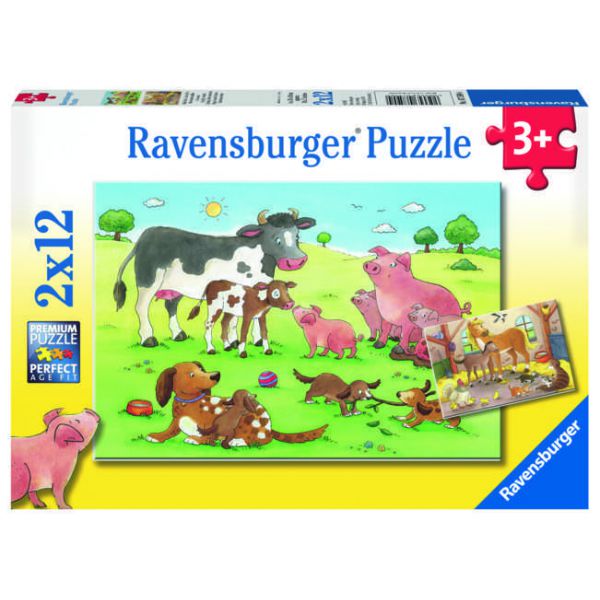 2 12 Piece Puzzle - Animal Families