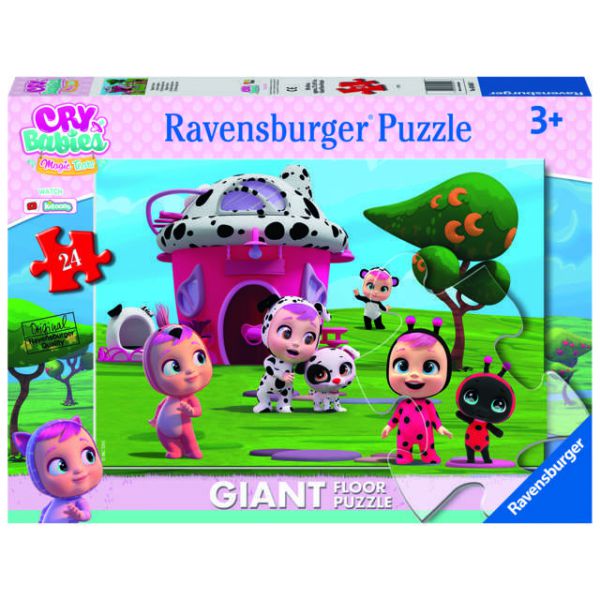 24 Piece Giant Floor Puzzle - Cry Babies