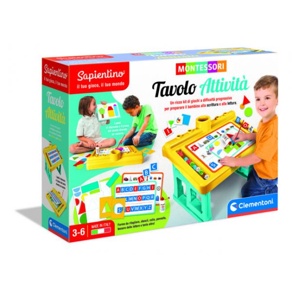 Sapientino - Montessori: Activities Table
