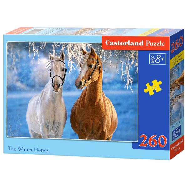 Puzzle da 260 Pezzi - I Cavalli Invernali