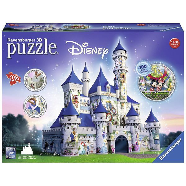 Disney Fantasy Castle - 216 Piece 3D Puzzle