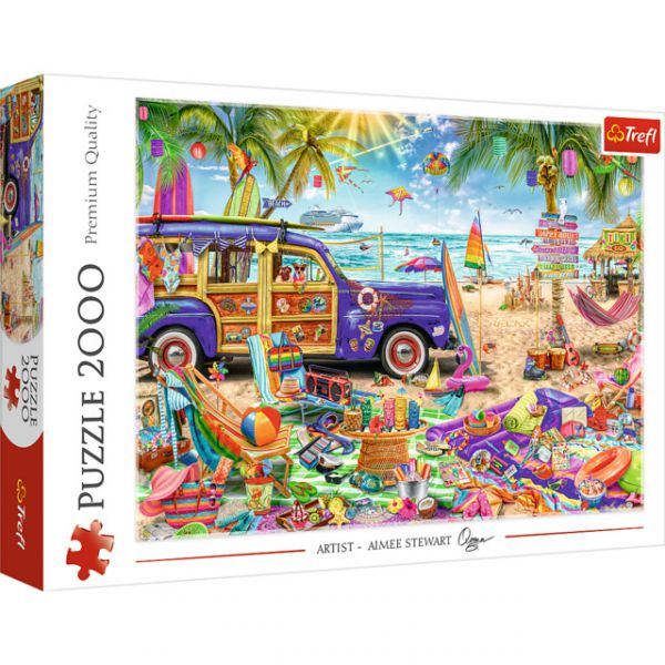 2000 Piece Puzzle - Tropical Holidays