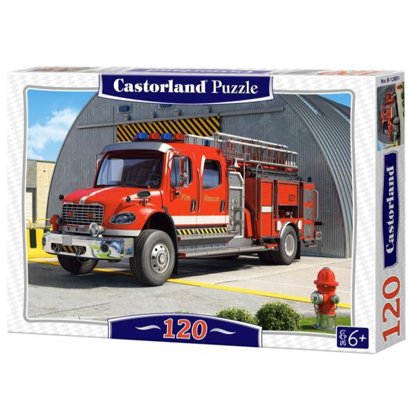 Puzzle da 120 Pezzi - Autopompa Antincendio