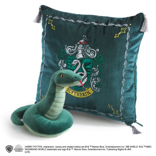 Slytherin plush and pillow - Harry Potter
