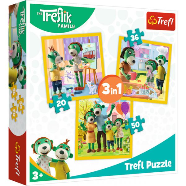 3 Puzzle in 1 - Treflikow: Together is Fun