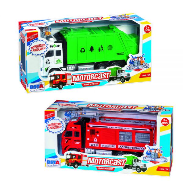 CAMION DIE CAST 2 ASS.TI PULLBACK SC. 1:38