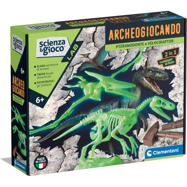 Archeogiocando - Pteranodon &amp; Velociraptor