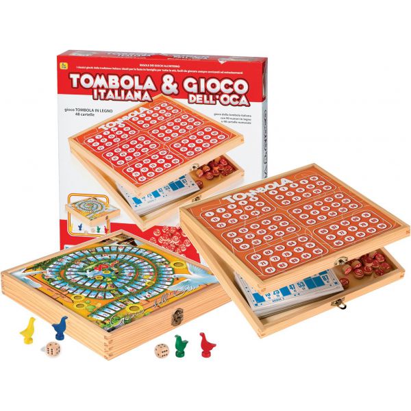 TOMBOLA AND WOODEN GOOSE PLAY