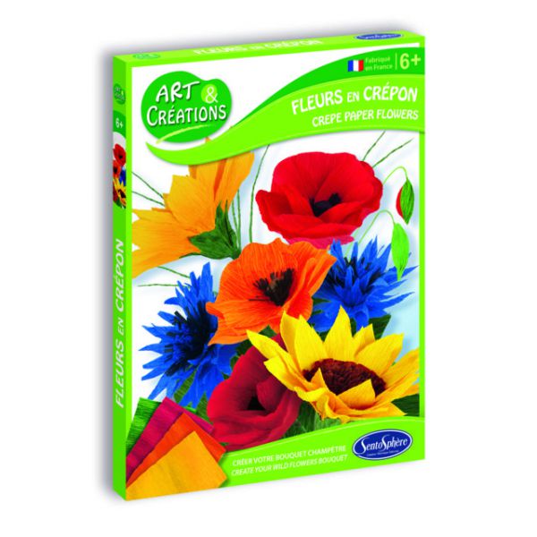 Crepe Paper Flowers - Wildflowers
