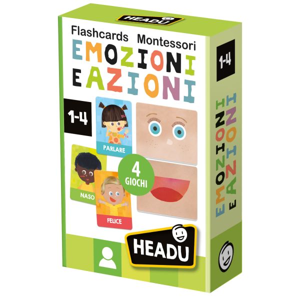 Flashcards Montessori Emozioni e Azioni